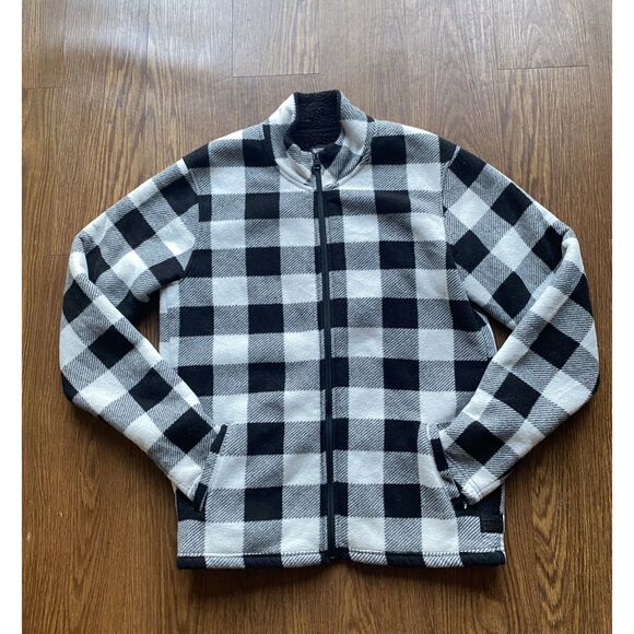 Cozy Checkered Fleece Lined Jacket - Picture 1 of 6